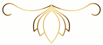 Fleur de lotus couleur gold