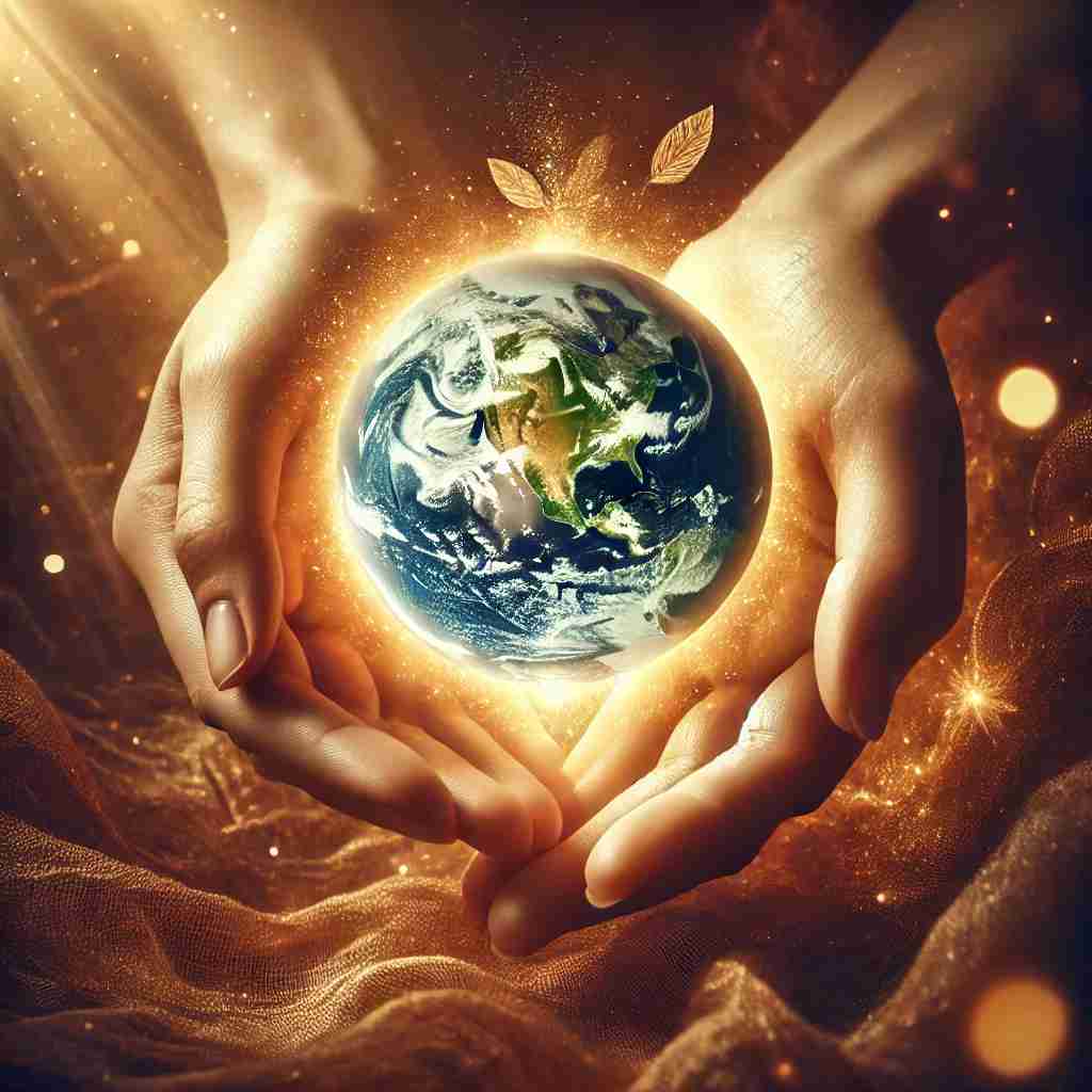 image représentant la vie au cœur des mains